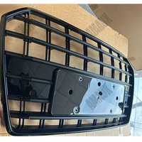 Nouvelle calandre avant S6 de haute qualité, remplacement en ABS, Audi A6 C7.5 C7 PA 2016-2018, cadre chromé, bas gris mat, chrome