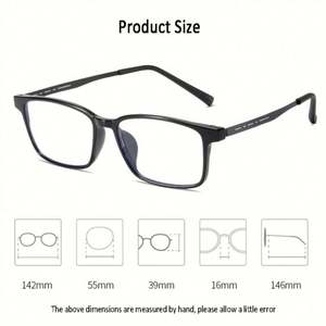 Gafas de Sol Cuadradas Metálicas al por Mayor, Gafas de Computadora con Protección Anti Luz Azul y Fotocromáticas para Hombre y Mujer - Product Image 6