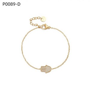 Amy Amy Fashion <b>Bracelet</b> Silver Plated Chain Hamsa Charm Women's Classic Style Gift Jewelry - Product Image 2