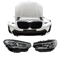 Rakitan Bagian Depan untuk BMW X3 G08 LCI M Sport 2022-2025 Bumper Depan Lengkap Dengan Lampu LED