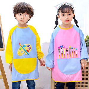 Delantales de pintura antibacteriana ecológicos impermeables duraderos a la moda para niños al por mayor para uso de limpieza - Product Image 1