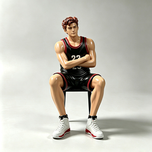 Statue en résine de basket-ball Slam <span class=keywords><strong>Dunk</strong></span>, sculpture en fibre de verre personnalisée sur le thème de l'anime, pour la décoration de magasins à thème - Product Image 4