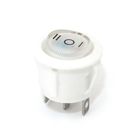 Interrupteur à bascule lumineux KCD1 à 3 positions et 4 broches pour cuisinières électriques de dortoir