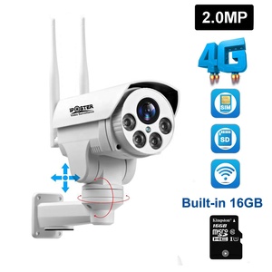 Iposter ngoài trời trong nhà <span class=keywords><strong>CCTV</strong></span> giám sát an ninh H.265 Waterpoof 4G Wifi 16GB 2MP 10x Zoom PTZ camera - Product Image 2