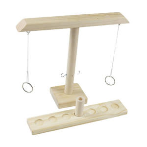 Interactive <strong>Drinking</strong> <strong>Game</strong> Toy Balance Wooden <strong>Ring</strong> <strong>Toss</strong> Hook Board <strong>Games</strong> Montessori Kids Toys for Adult Party for Bars Home - Product Image 5