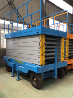 Chariot à Rail de tuyau alimenté par batterie de levage de ciseaux électriques hydrauliques pour le type de ciseaux de levage d'ascenseur de serre