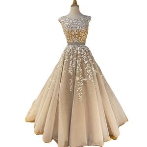 女性のためのディナードレスロングボールガウンガールズ卒業ドレス祝福されたドレス - Product Image 1