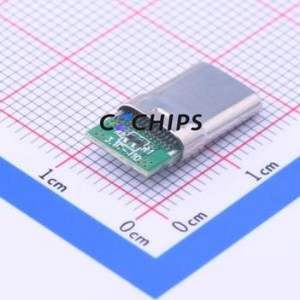 950-M610E04A4-00 USB Connector Connector ( Connector Type: Type-C )( Gender: Male )( Number of Contacts: 4P ) - Product Image 2