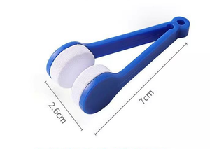 Brosses de nettoyage portables en microfibre écologiques pour toilettes, outils de nettoyage multifonctionnels miniatures, 1 pièce - Product Image 3