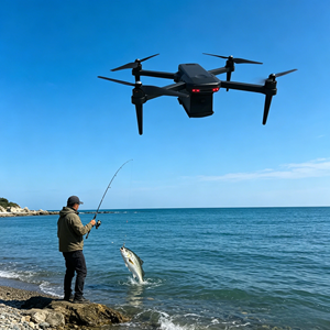 Dron de Pesca Profesional T33 con Lanzador de Cebos de 1.5 kg, Modo de Lanzamiento con Gancho, Alimentación de Punto Fijo y Liberación de Cebo - Product Image 1