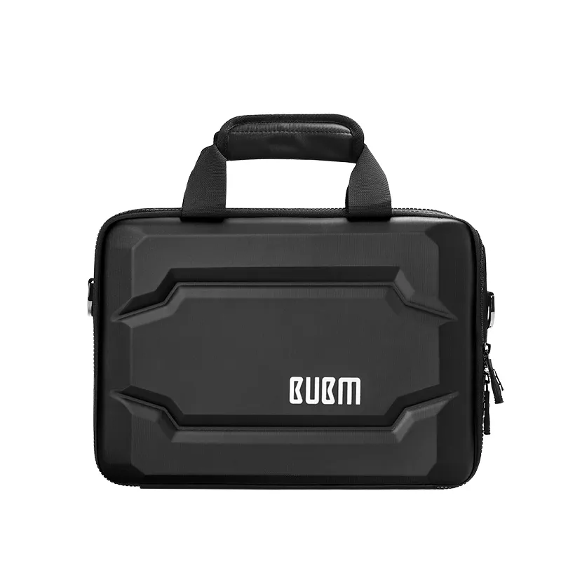 BUBM 노트북 케이스 가방 주최자 EVA Hardshell Shockproof 방수 하드 쉘 어깨 메신저 장갑 11 인치