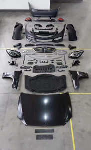Nuovo Kit Carrozzeria Stile <span class=keywords><strong>Maybach</strong></span> per <span class=keywords><strong>Mercedes</strong></span> W221: Paraurti Anteriore/Fari/Parafanghi/Specchietti Laterali/Copertura Motore con Montaggio a Vite - Product Image 4