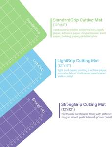 Tapis de coupe 12x24 pouces pour <span class=keywords><strong>Cricut</strong></span> <span class=keywords><strong>Maker</strong></span> 3/<span class=keywords><strong>Maker</strong></span>/Explore 3/Air 2/Air/One Adhesive Sticky Green QuiltingTapis de coupe de remplacement - Product Image 6