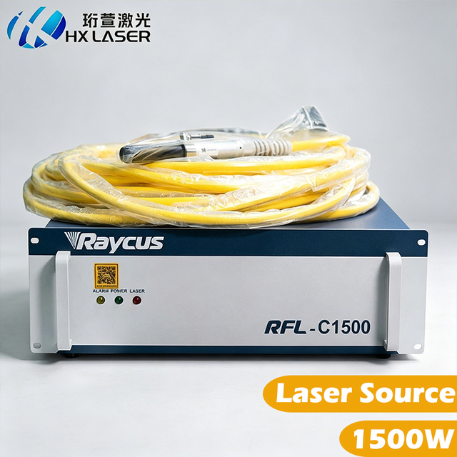 HXLASER Original 1500w Fiber Laser Source for Raycus 1500W RFL-C1500S QBH Fiber Laser Cutting Source 1.5kw for Metal Cutting