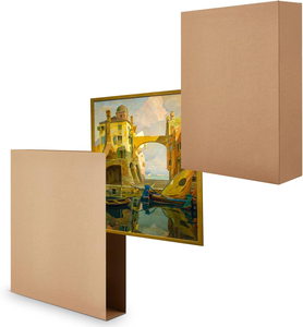 Boîte de transport : boîte en carton ondulé de 40"x60"x4", utilisée pour la télévision, les miroirs, l'<span class=keywords><strong>emballage</strong></span> de verre et les articles de rangement. - Product Image 6