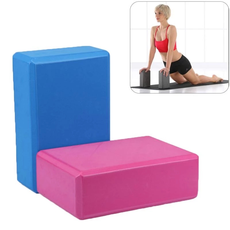 Yoga Block EVA Foam Brick – Pilates & Stretching Tool For Home Gym Workouts