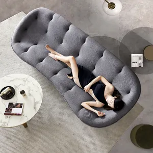 Desain Italia Mewah Dekorasi Besi Tahan Karat Ruang Tamu Sofa Sofa Ruang Tamu