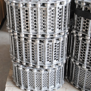 Bande transporteuse résistante aux hautes températures avec chaîne en maille de poteau, bande transporteuse à chaîne en forme de tige en acier inoxydable 304 - Product Image 6