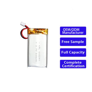 Hochwertige Ultradünne 3,7V 500mAh 602240 LiPo-Batterie Mini-Pouch-Zelle für Smartwatch/GPS Wiederaufladbar OEM-Fertigung - Product Image 1