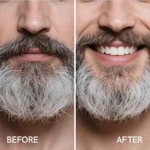 Lozione Detergente Delicata per Baffi e Barba da <span class=keywords><strong>Uomo</strong></span> a Marchio Privato con Olio di Argan e Jojoba Biologici 100ml - Ammorbidente, Controllo Olio e Rinfrescante - Product Image 4