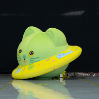 Mascotte gonflable publicitaire personnalisée 360° en forme de lapin lumineux, étanche et durable, pour événements extérieurs et Noël