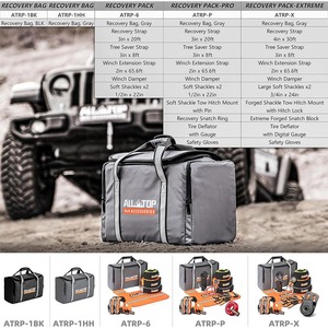 Kit di Recupero ALL-TOP per Accessori Fuoristrada 4x4, Kit di Emergenza con Cinghie di Recupero - Product Image 3
