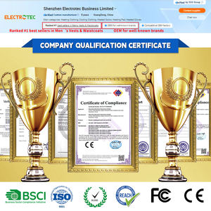 Sweatshirt hangat bulu domba lembut poliester katun USB 5V pengiriman gratis Hoodie panas gudang AS - Product Image 6