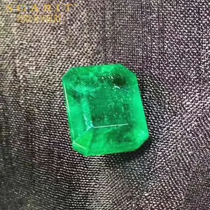 SGARIT 고품질 큰 느슨한 원석 보석 제조자 10.62ct 생생한 녹색 자연적인 에메랄드