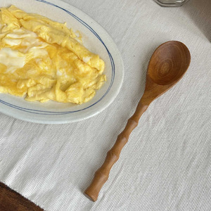 Holz kaffee Rühr löffel Japanischer Wellen griff Lang griff löffel für Tee Latte Dessert - Product Image 5