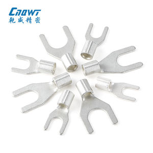 SNB 시리즈 비 절연 수 포크 조인트 커넥터 알몸 크림프 구리 Y/U 포크 터미널 와이어 터미널 - Product Image 3