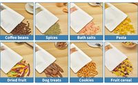 Sac d'emballage personnalisé en papier kraft pour noix et aliments pour animaux de compagnie avec fenêtre, pochette alimentaire à fond plat – Offre Spéciale