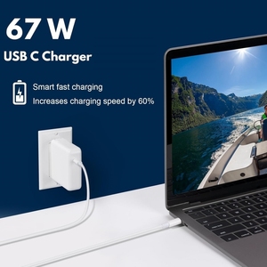 <span class=keywords><strong>Cargador</strong></span> Tipo-C de 67W de Buena Calidad, Adaptador de Corriente para <span class=keywords><strong>MacBook</strong></span> <span class=keywords><strong>Pro</strong></span>/Air M2 M1 2022 <span class=keywords><strong>2020</strong></span>, <span class=keywords><strong>Cargador</strong></span> Rápido USB-C, Adaptador de Alimentación para Portátil en Stock - Product Image 4