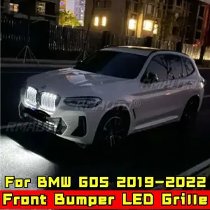 Pour BMW X5 G05 2019-2022, calandre de pare-chocs LED, calandre avant de course, kit carrosserie, plastique ABS, calandre LED de pare-chocs avant, pièce automobile - Product Image 4
