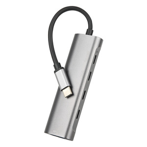 Hub USB Tipo-C 5 en 1 Xinqiyi de Aleación de Aluminio con Puertos de Carga PD de 60W y Transferencia de Datos - Product Image 2