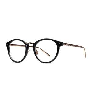 Jheyewear Tùy Chỉnh Ý Phổ Biến Vòng Cổ Điển Nhãn Hiệu Riêng Kính Kim Loại Khung Eyewear Người Lớn Unisex - Product Image 2