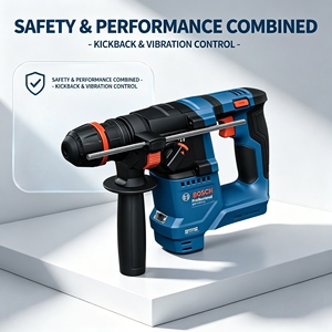 <span class=keywords><strong>Martillo</strong></span> Rotatorio Inalámbrico <span class=keywords><strong>Bosch</strong></span> GBH 18V-18X, Motor sin Escobillas de 18V, ONECHUCK, Perforación de Concreto de 18 mm, Herramienta Eléctrica de Impacto de 1.5J - Product Image 2