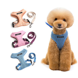 Produsen Kustom Desain Baru Nyaman Bulu Cute Rompi Domba Bulu Anjing <span class=keywords><strong>Harness</strong></span> Set - Product Image 1