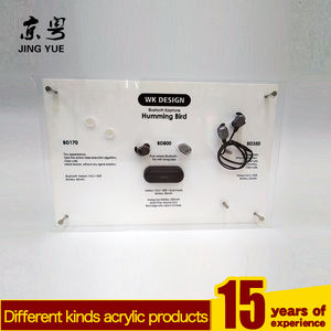 Modern Luxury Eco-Friendly Recyclable Acrylic Bluetooth Headphone Earbuds Display <b>Stand</b> Water Resistant for Durable Design for - Product Image 2