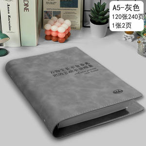 Custom Logo Planner Branded Agenda Leather <b>Thick</b> Journal Pu Leather Cover <b>Notebook</b> - Product Image 5