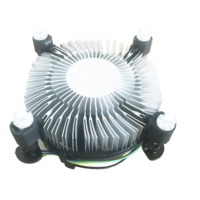 Kipas Pendingin IC Prosesor AI Aluminium Heatsink Sirip Pendingin Harga Pabrik Murah untuk Chip Intel LGA Core I3 I5 55W