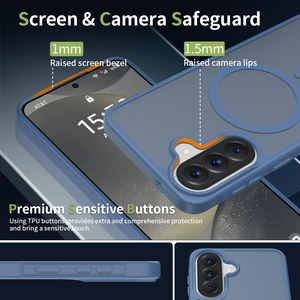 Funda Magnética Esmerilada para <span class=keywords><strong>Samsung</strong></span> <span class=keywords><strong>Galaxy</strong></span> A57 A37 A17 A07 A56 A36 A26 A06 A55, Grado Militar, Translúcida, Antigolpes - Product Image 4