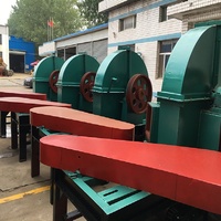 Broyeur de bois à moteur haute capacité avec une capacité de 10-15 t/h, disque de coupe de bois de 400 mm de diamètre, à vendre