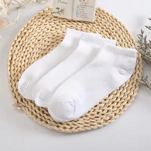 Summer Men Women Solid Thin <b>Breathable</b> Cotton/Polyester Mesh Ankle <b>Socks</b> High Quality Wholesale - Product Image 5