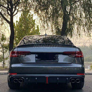 Alerón trasero para Audi A4 B9 2017 2018 2019 2020, material ABS, color negro o imprimado sin pintar, alerón trasero para Audi A4 B9 C - Product Image 5