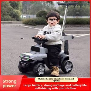 Mobil Listrik Anak-Anak Laris Manis dari Pabrik, Mainan Mobil Listrik untuk Bayi dengan Pegangan Dorong, ATV Roda Empat untuk Anak Usia <span class=keywords><strong>3</strong></span>-7 Tahun - Product Image 3