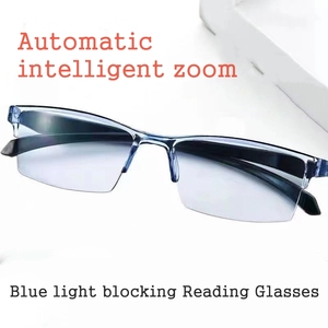 Nuevo zoom inteligente logotipo personalizado Moda Sin marco anti luz azul <span class=keywords><strong>gafas</strong></span> de presbicia para hombres y mujeres - Product Image 2