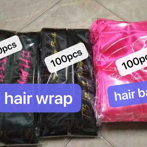 シルクサテンボンネットヘアボンネット卸売カスタム女性大人と子供用 - Product Image 5