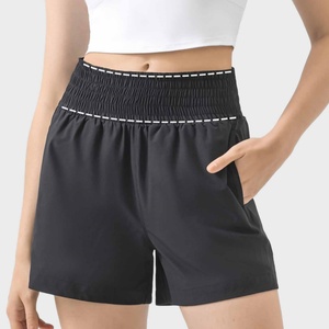 Pantalones Cortos Deportivos de Secado Rápido con Logotipo Personalizado del Fabricante, Pantalones Cortos Deportivos con Bolsillos para Mujer - Product Image 4