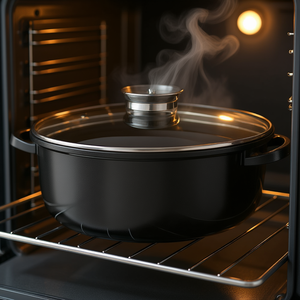 Gourmet CerXXL 10L Roasting <b>Pan</b> 42x27cm With Glass Lid For Oven Use - Product Image 3