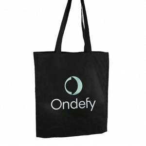 Bolsas de Tela Promocionales OEM para Compras, con Logotipo Personalizado, Precio Bajo, Bolsas de Tela Personalizadas con Logotipo - Product Image 2